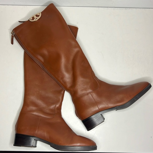 Tory Burch Brown Leather Knee High
Riding Boots Women’s Size 6 M - Picture 2 of 16